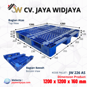 Plastic Pallet JW 226 AS