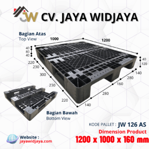 Plastic Pallet JW 126 AS